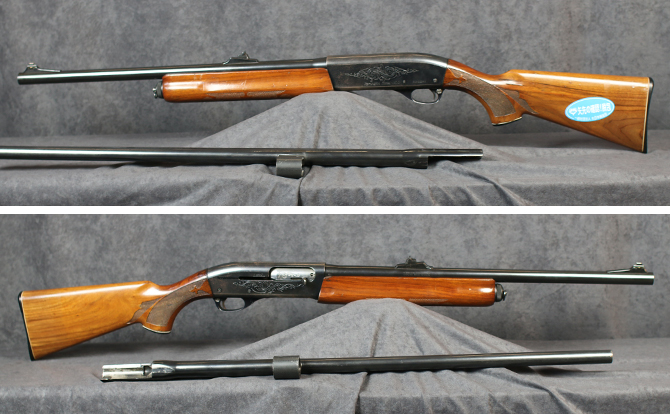 中古 ショットガン レミントン M1100 12-22 スラッグ 替銃身付 28