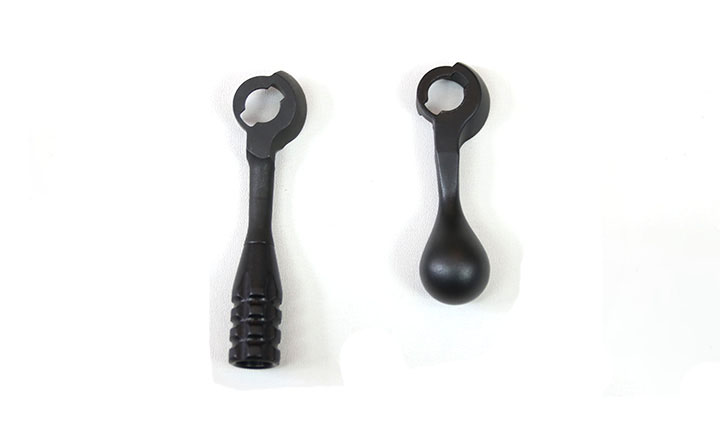 サベージボルトアクション銃用　カスタムボルトハンドル　クロスハッチ