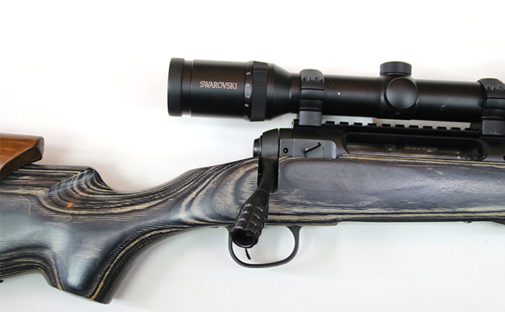 サベージボルトアクション銃用　カスタムボルトハンドル　クロスハッチ