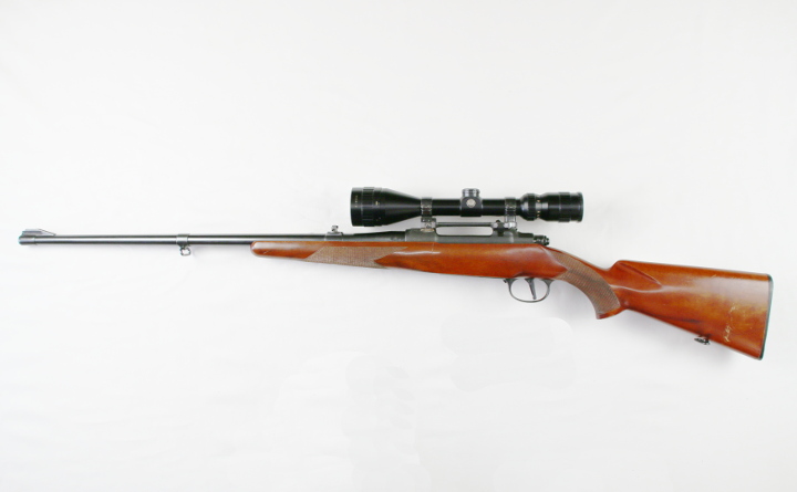 中古 ライフル ブルーノ　30-06　シャイアストーン4-12×44スコープ付き