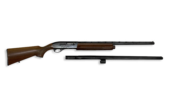 中古散弾銃　レミントン　1100　12-26”替え銃身付