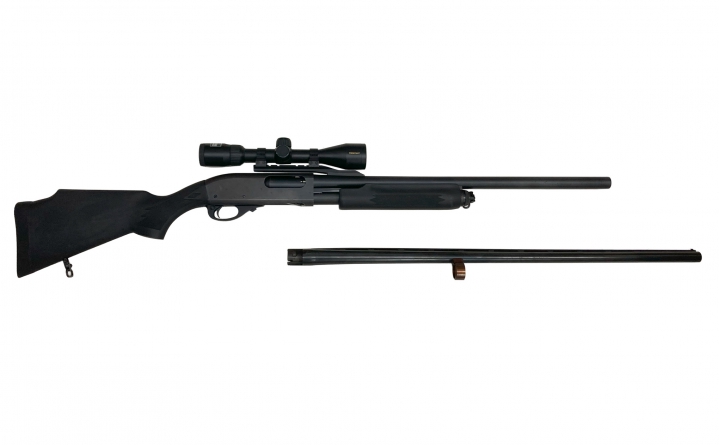 レミントン　M870　12‐23”ハーフライフルド、替え銃身付