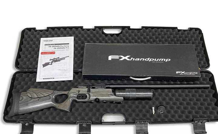 【SOLDOUT】中古エアライフル　FX　クラウンプロロング　ラミネートモデル　7.62㎜